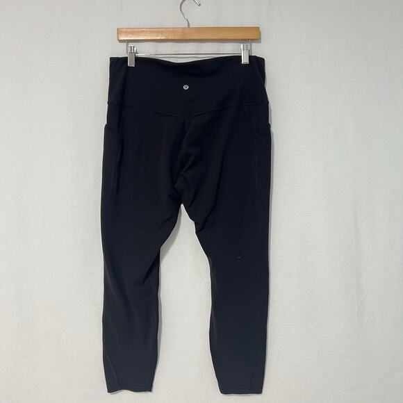 Lululemon Align Leggings Women Size 14 Black 25" Pockets Yoga Activewear - Picture 7 of 12